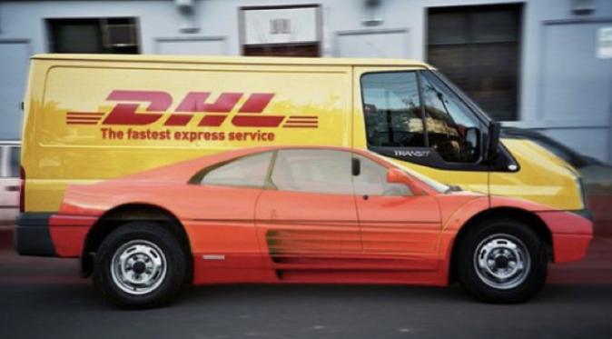 DHL-Dual Car-quick-delivery-wrap